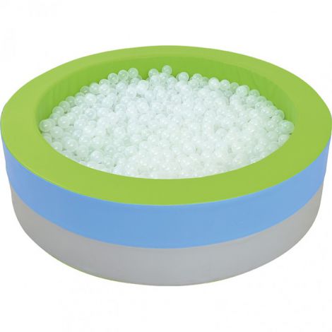 Piscina Rotunda Moje Bambino cu LED si 1250 Bile
