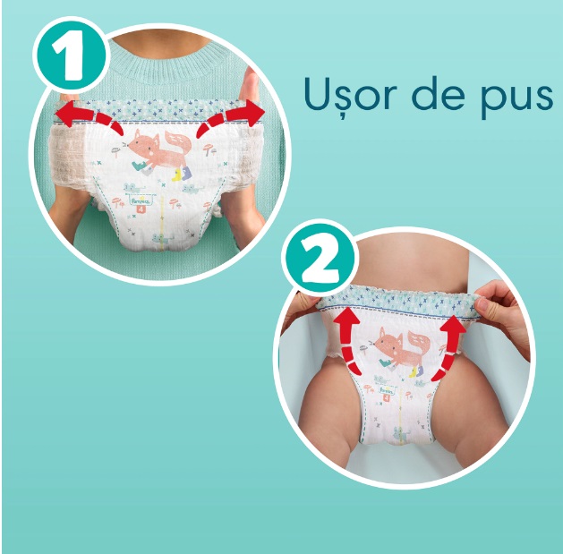 Scutece Pampers Premium Care 3, 6-11kg, XXL, 144 buc - imagine 4