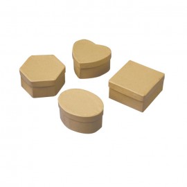 Set 12 Cutii Carton de Decorat Playbox