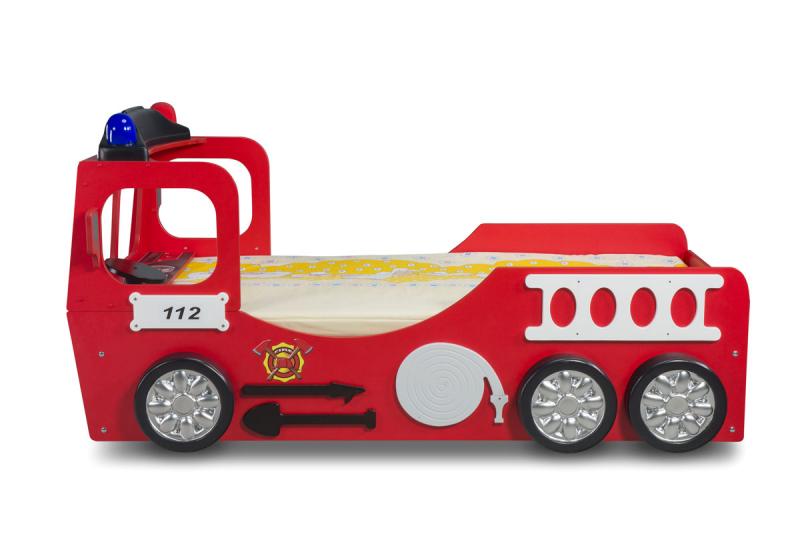 Pat Tineret Camionță Plastiko Roșu 190x90 - imagine 2