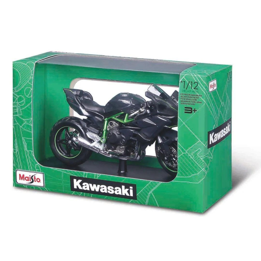 Maisto Kawasaki Ninja H2R 1:12 Metalică