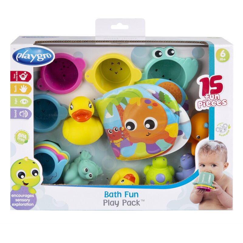 Set 15 Jucării de Baie Playgro Bath Fun - imagine 2