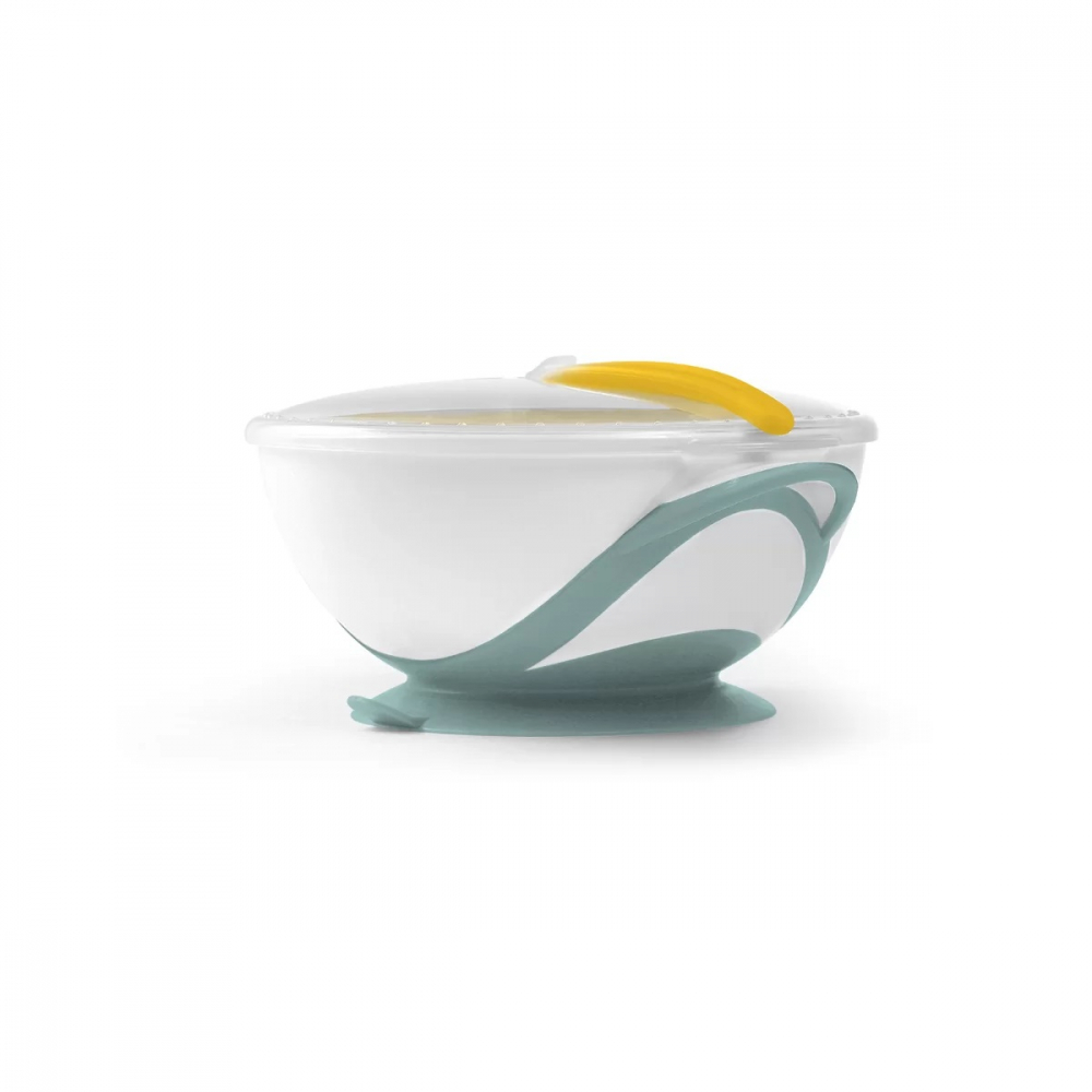 Baby Ono Castron cu ventuza si lingura Mint - imagine 3