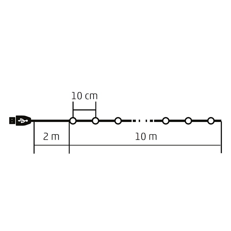 Home Ghirlanda RGB cu 12 efecte și timer - imagine 4