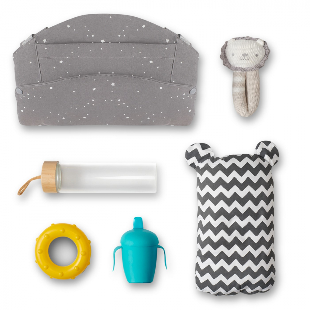 Marsupiu Ergonomic Kinderkraft Huggy Grey - imagine 2