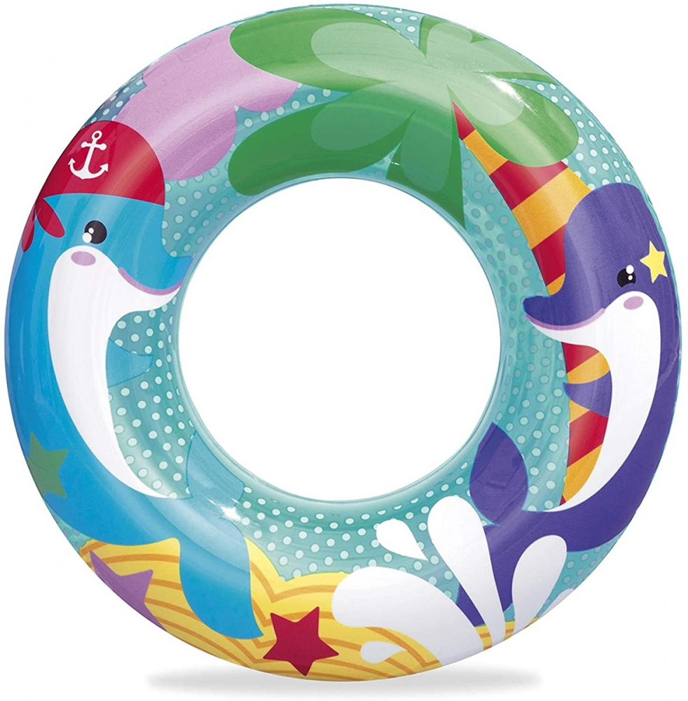 Colac Gonflabil Delfin Bestway, 51 cm - imagine 4