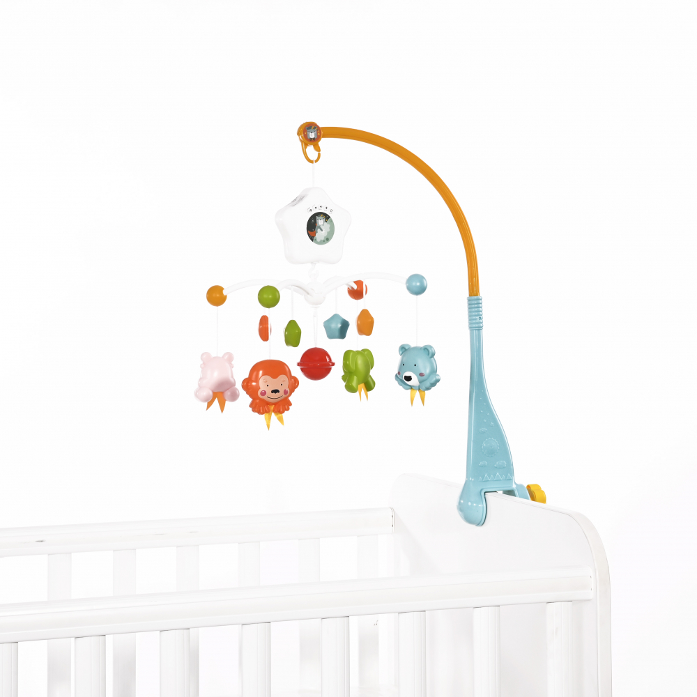 Carusel Muzical cu Proiectie Lorelli Happy Animals - imagine 2