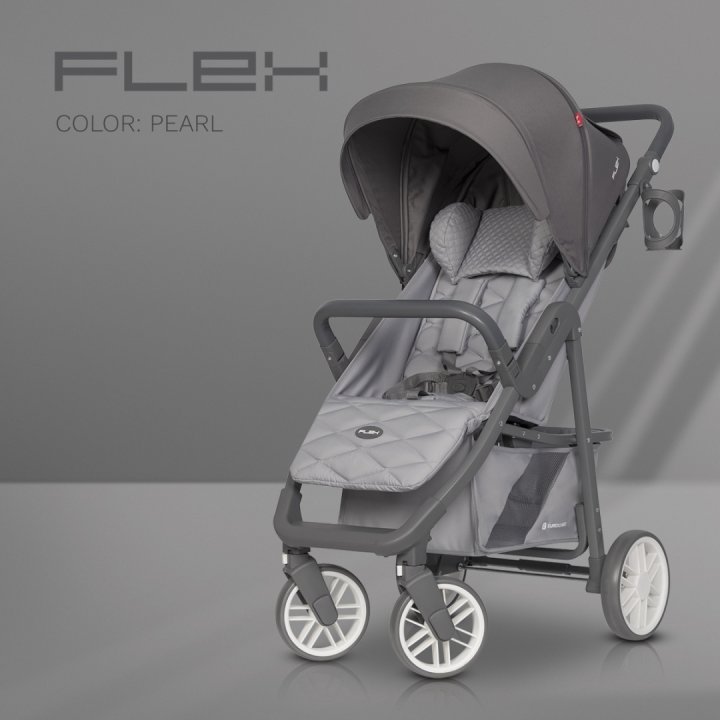 Carucior Euro-Cart Flex Anthracite 22kg - Usor si Practic - imagine 7