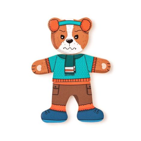 Puzzle lemn Imbraca Catelul Woodyland - Educativ - imagine 8