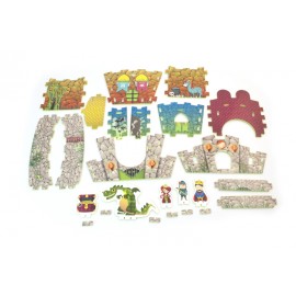 Puzzle 3D Castelul Miniland - Creativitate și Dexteritate - imagine 2