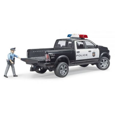 Bruder Camion Politie RAM 2500 - Jucarie 4x4 - imagine 5