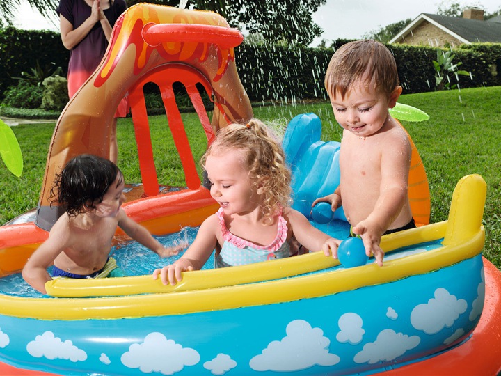 Piscina Gonflabila Bestway cu Tobogan si Stropitori - imagine 6