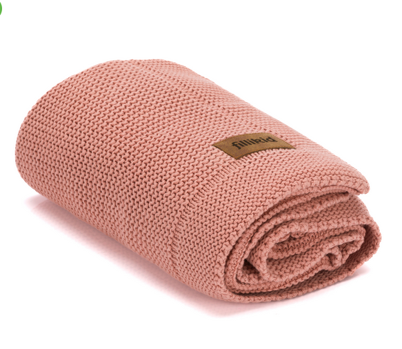 Patura organică Fillikid Rose pentru bebeluși - imagine 6