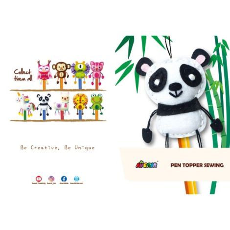 Set Cusut DIY Panda Avenir | Dezvoltă Creativitatea - imagine 3