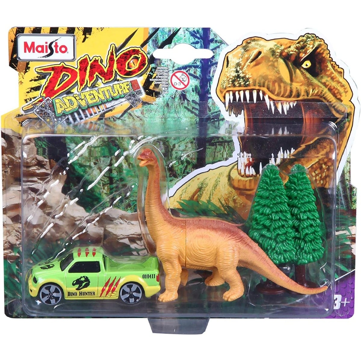 Set Masinuta Dinozaur Maisto Dino Adventure