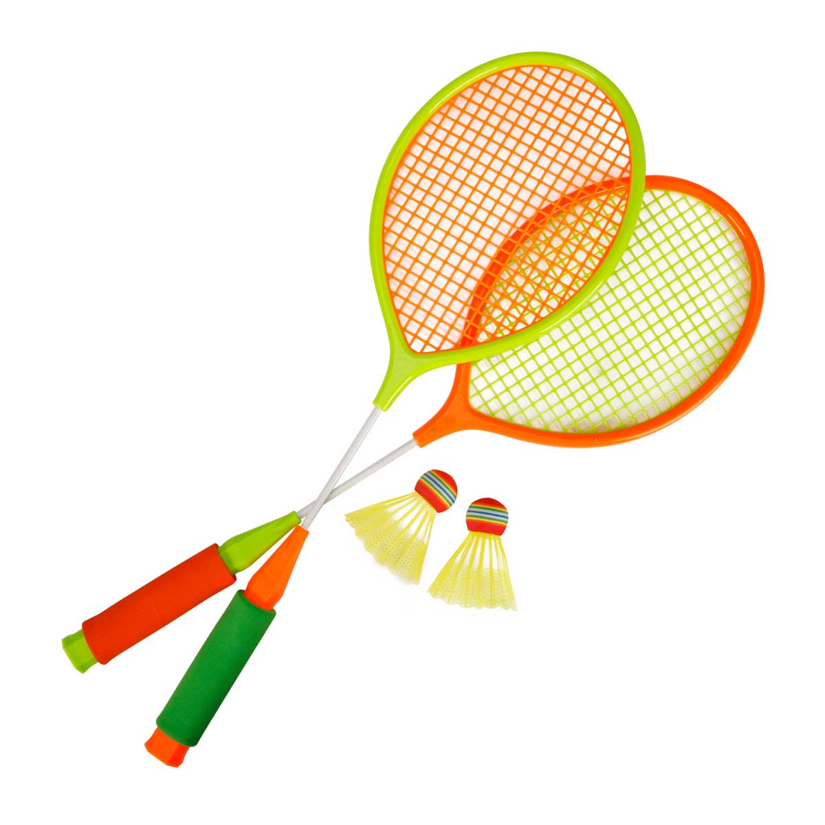 Set Badminton Sunman, 2 Rachete + Husa Transport