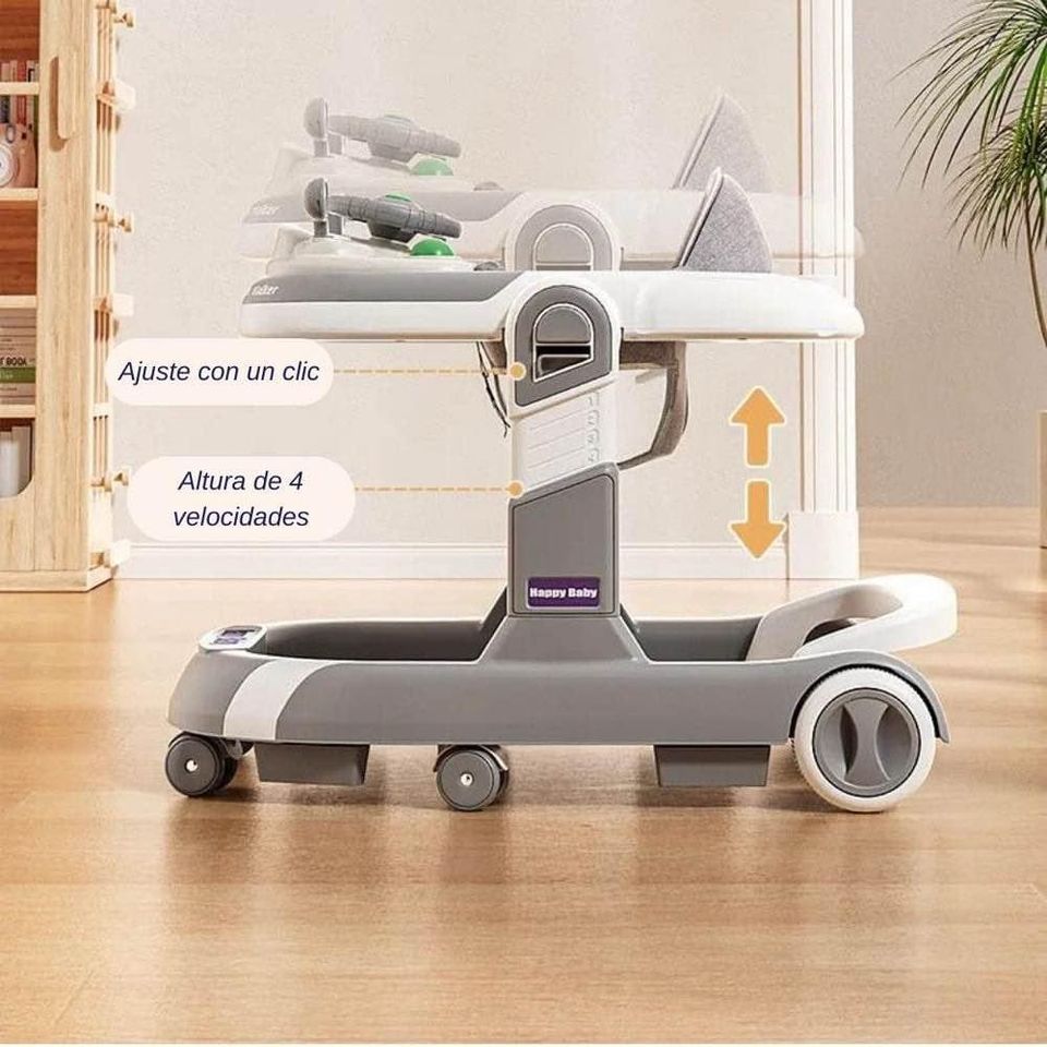 Premergator 3 in 1 Little Mom Hello Grey, Pliabil - imagine 3