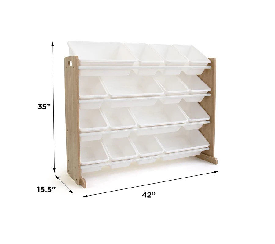 Organizator Ginger Home 16 Cutii, Alb - imagine 9