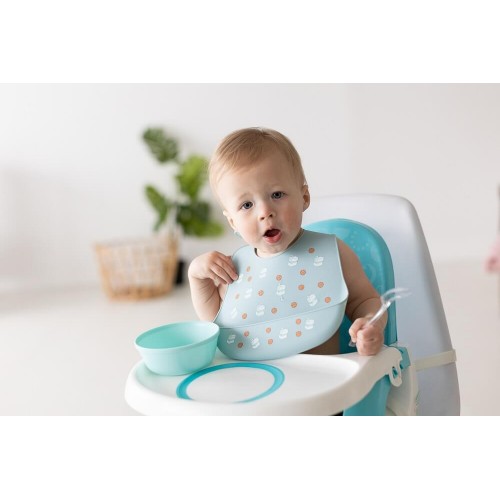 Set bavete silicon Pearhead Milk Drunk, Antipată - imagine 3