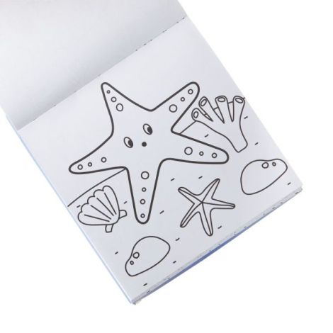 Ooly Sea Life Set Colorat Portabil - Carte + 9 Creioane - imagine 3