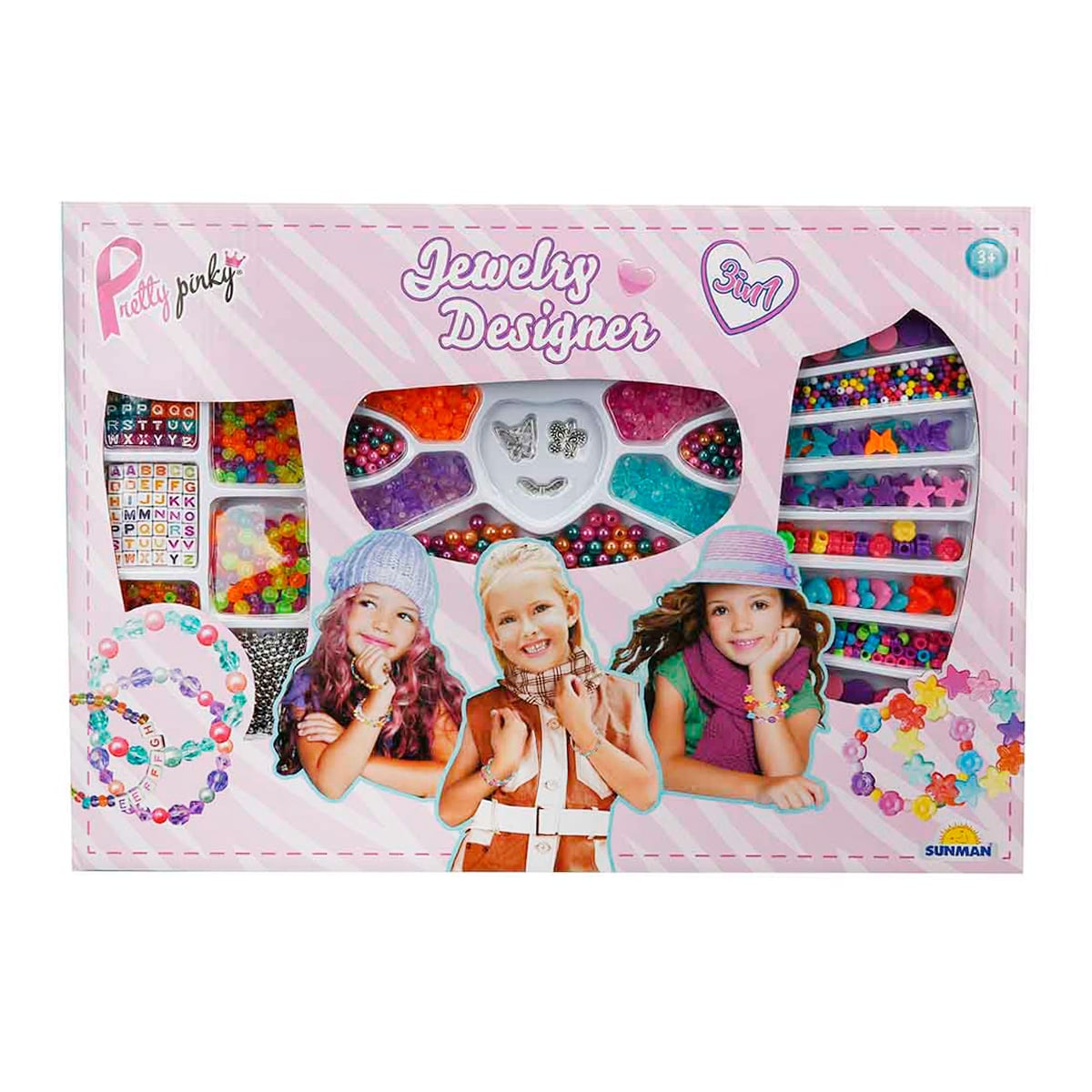 Set creat bijuterii 3 in 1 Pretty Pinky