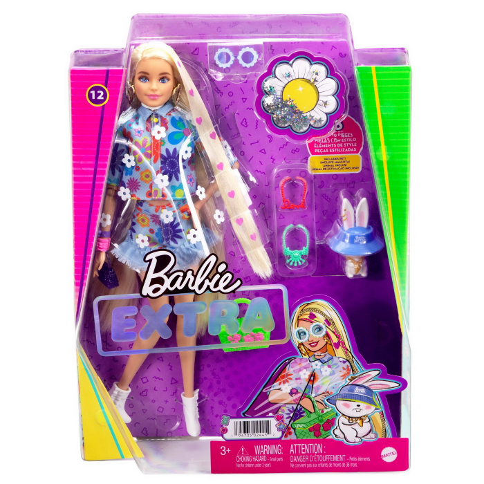 Barbie Extra Flower Power - Papucă Stilată