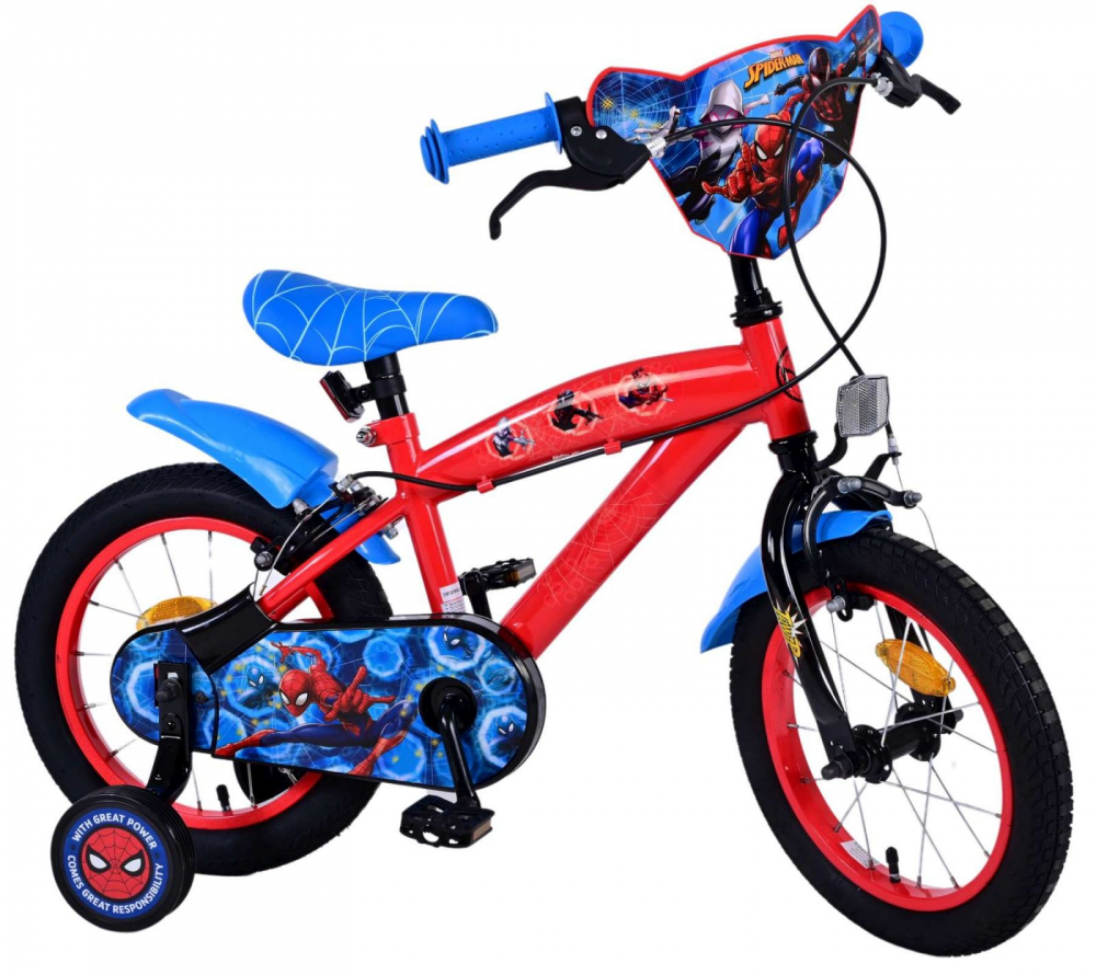 Bicicleta EL Spiderman 14" Eandl Cycles - imagine 7