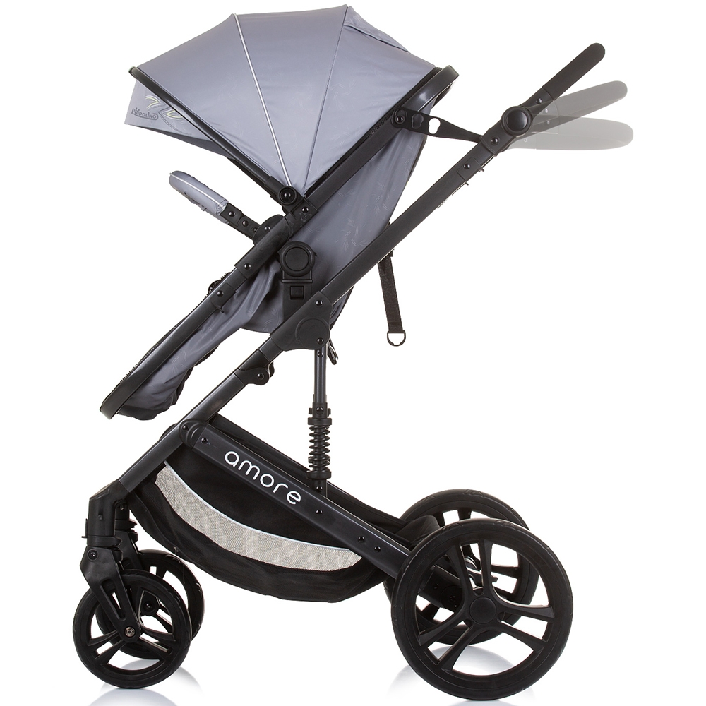 Carucior Chipolino Amore 2 in 1 Ash Grey, 0-22 kg - imagine 4
