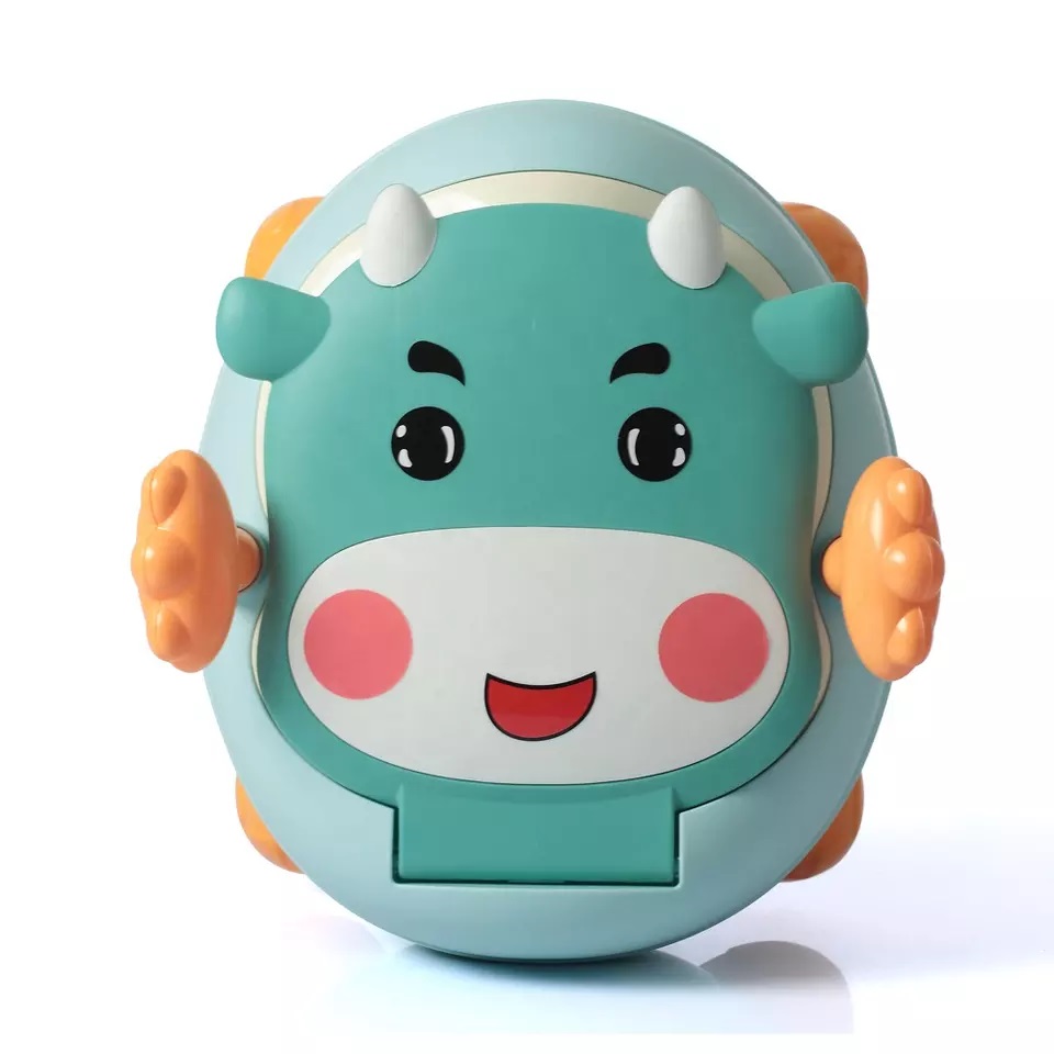 Olita Little Mom Cow Green cu spatar ergonomic - imagine 3