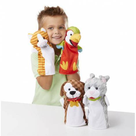 Set 4 Păpuși de Mână Animale Melissa & Doug - imagine 2
