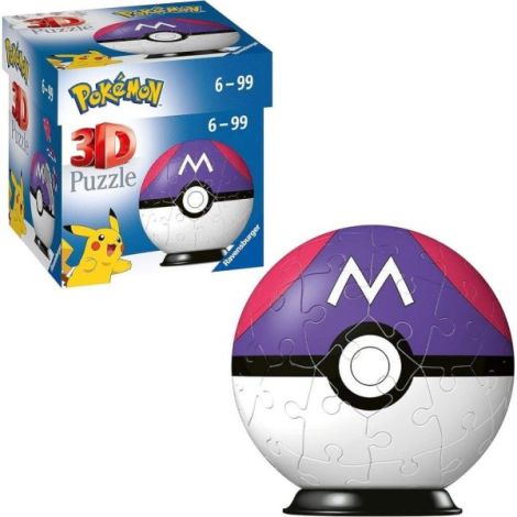 Puzzle 3D Pokemon Bila | Ravensburger 54 Piese - imagine 4