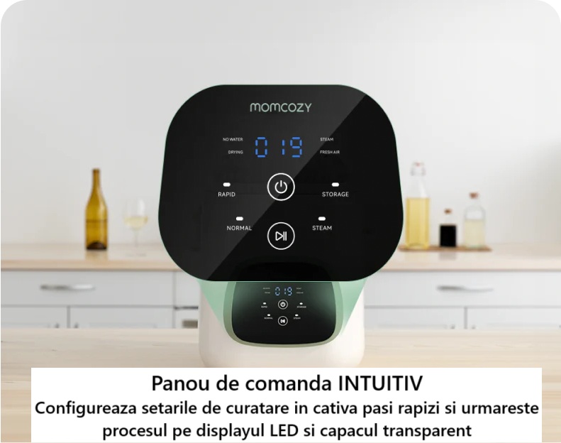 Momcozy KleanPal Pro - Sterilizator 4-în-1 - imagine 4