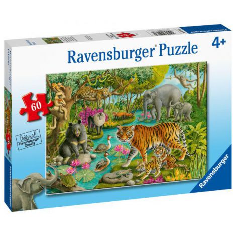 Puzzle Pădure în India, 60 piese, Ravensburger - imagine 2
