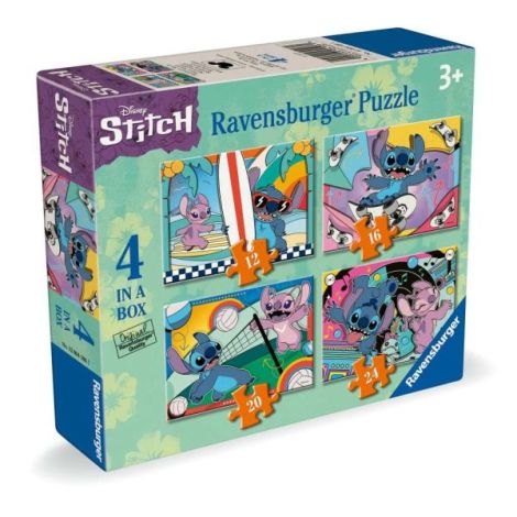 Puzzle Disney Stitch 4-in-1 Ravensburger Progresiv - imagine 2