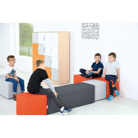 Puf Ignifug Inflamea Double Gri Moje Bambino - imagine 8