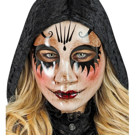 Masca Creepy Commedia Widmann | Carnaval & Halloween - imagine 2