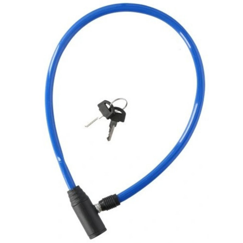 Antifurt Bicicletă Dunlop 4x650mm Albastru - imagine 2