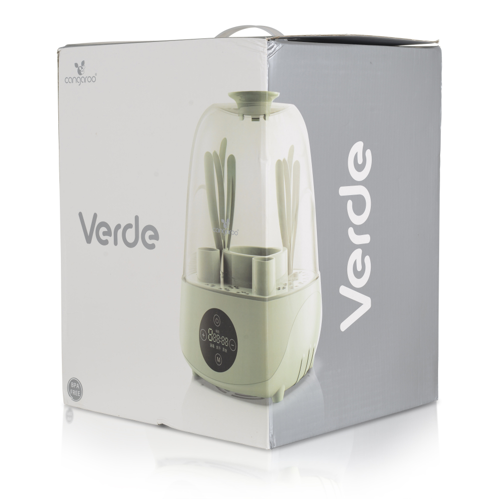 Sterilizator Cangaroo 6 Biberoane Uscare Verde - imagine 6
