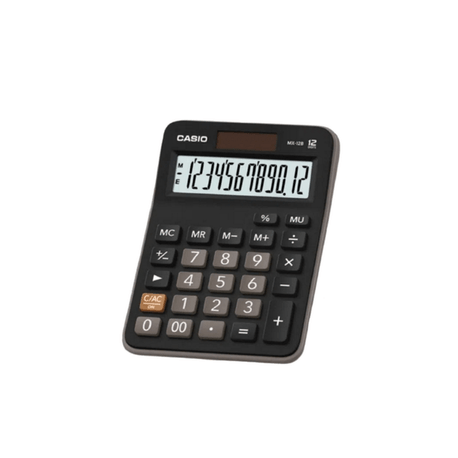 Calculator Birou Casio MX-12B, 12 Cifre, Negru