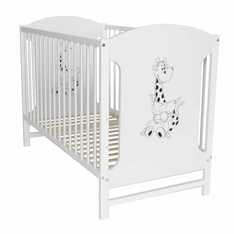Patut lemn Paula E-kids + saltea cocos 10cm - imagine 3
