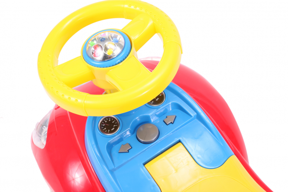 Masinuta Malplay Jupi Car Red, Far Pedale - imagine 6