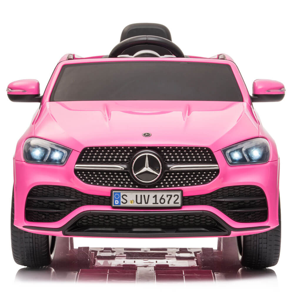 Masinuta Electrica Mercedes GLE450 Roz 12V, 2.4GHz - imagine 4
