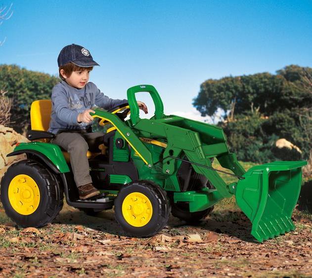 Tractor Peg Perego cu Excavator pentru Copii - imagine 8