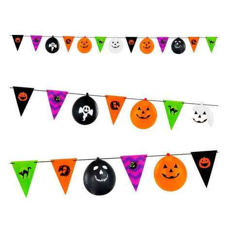 Ghirlanda Halloween Widmann cu Stegulețe și Baloane