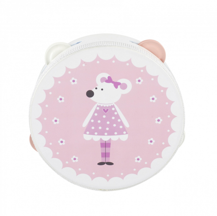Tamburina Orange Tree Toys - Jucărie Educativă din Lemn