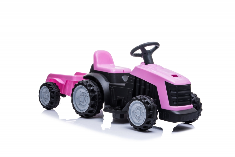 Tractor Electric Pink Nichiduta cu Remorcă - imagine 7