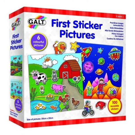 Galt Set Stickere Reutilizabile Creativitate 3+ Ani