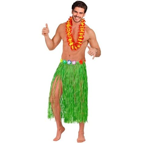Fusta Hawaii Verde Widmann | Petrecere Tropicale - imagine 3