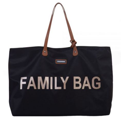 Childhome Family Bag Negru | Geanta Spatioasa Practica