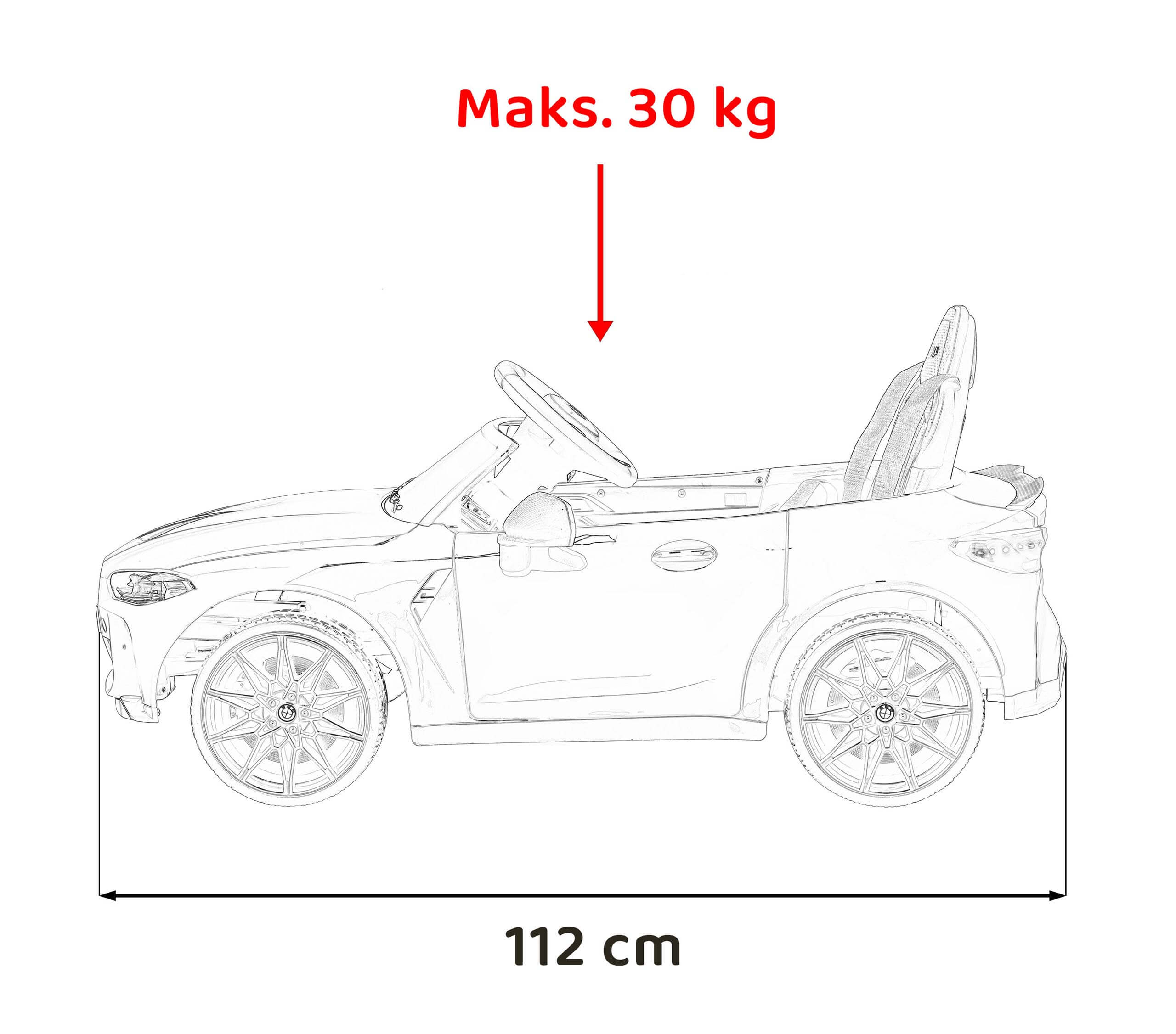 Masinuta Electrica BMW M4 12V | Copii - imagine 3